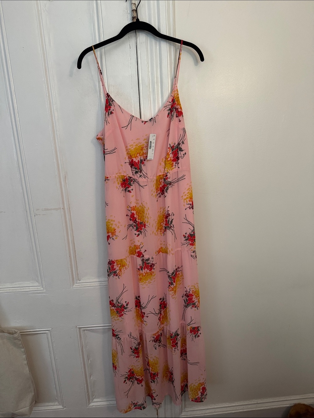 J Crew Pink Floral Slip Dress